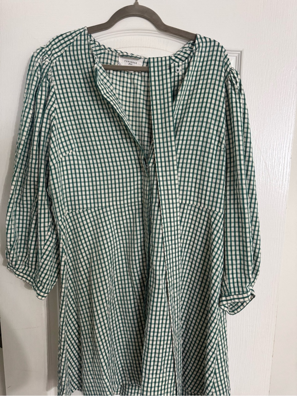 Tuckernuck - Pomander Place - 
Green and White Gingham Dress